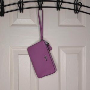 Coach Wristlet- Purple